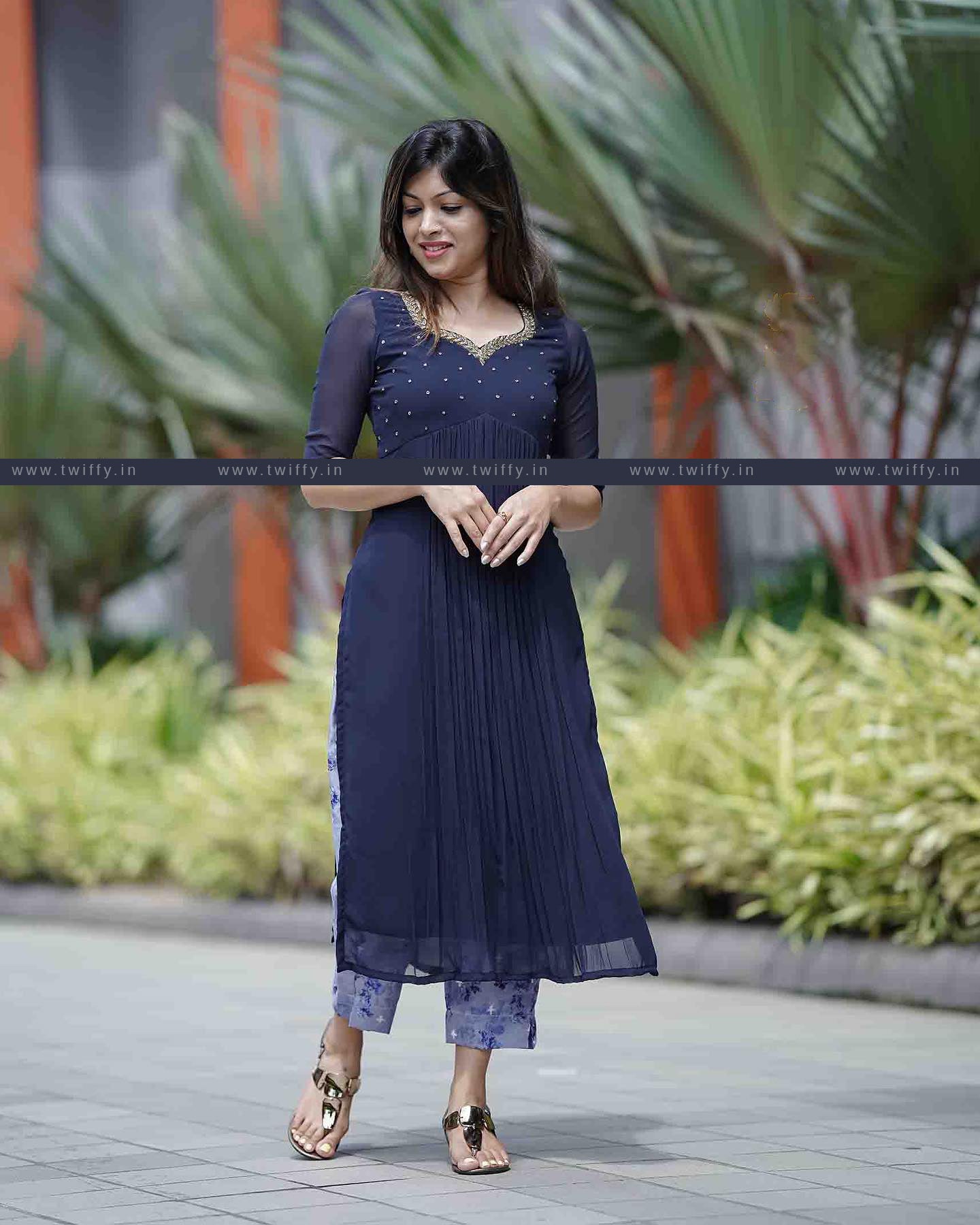 Chicora resent stylish nyra cut kurti with handwork for women