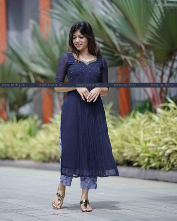 Chicora resent stylish nyra cut kurti with handwork for women