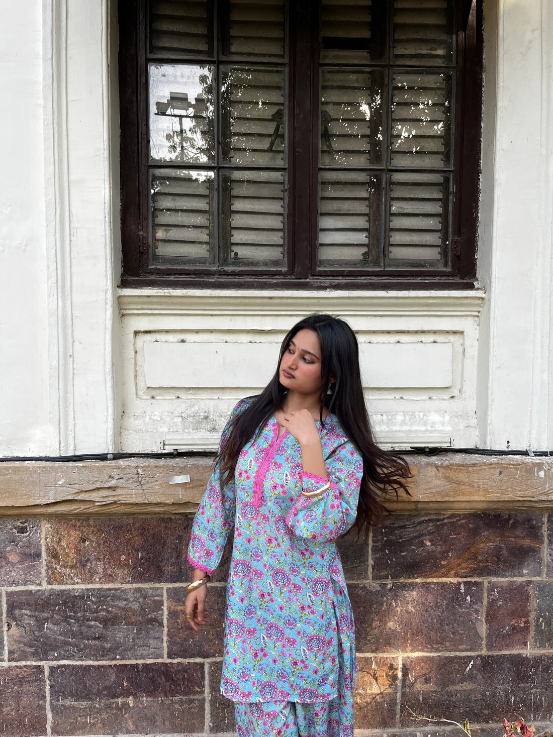 Festive pure cotton salwar set