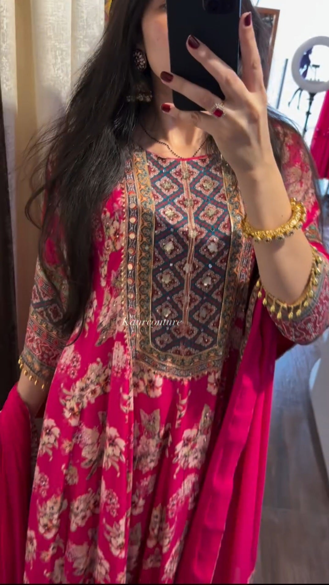 Chicora Tuhina chinon pakistani style suit set for women.