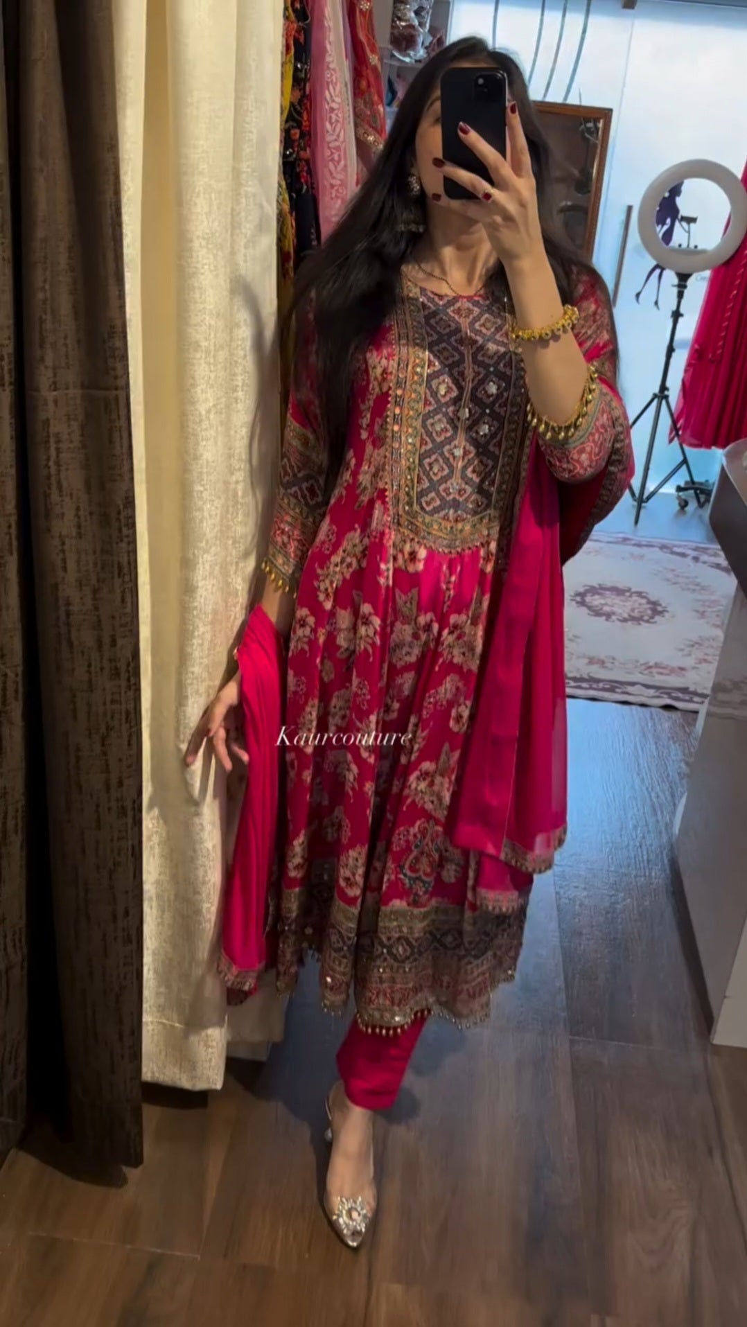 Chicora Tuhina chinon pakistani style suit set for women.