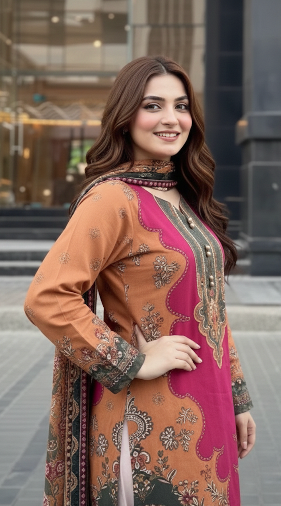 Maya Mehrunisa Farshi Shalware suit set