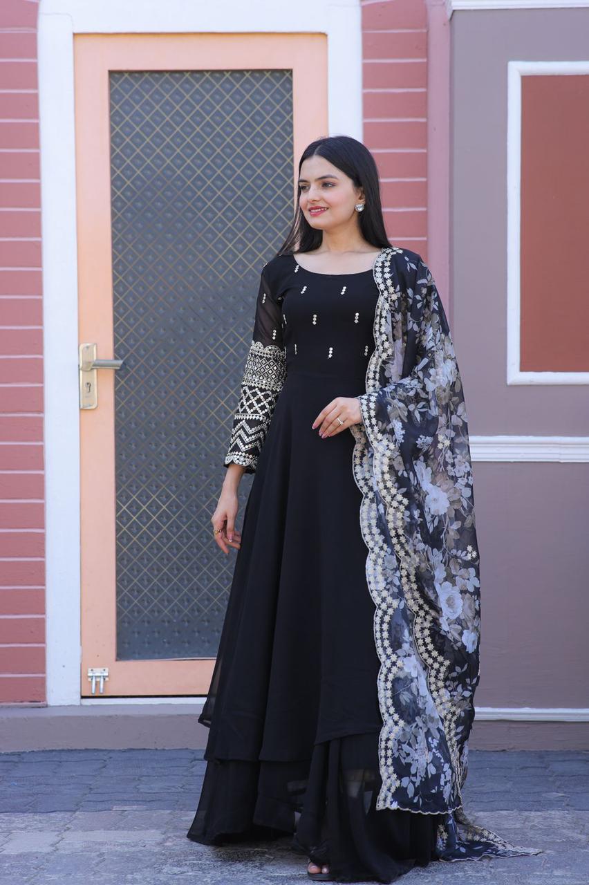 Chicora Ready to wear gown with duppata for women