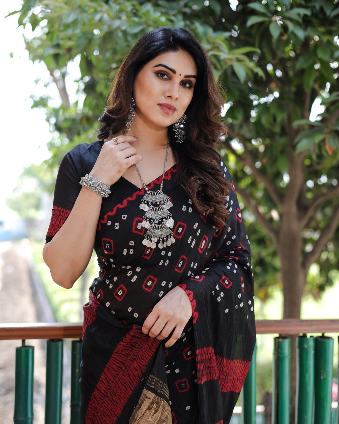 Chicora Pure Bandhej Saree