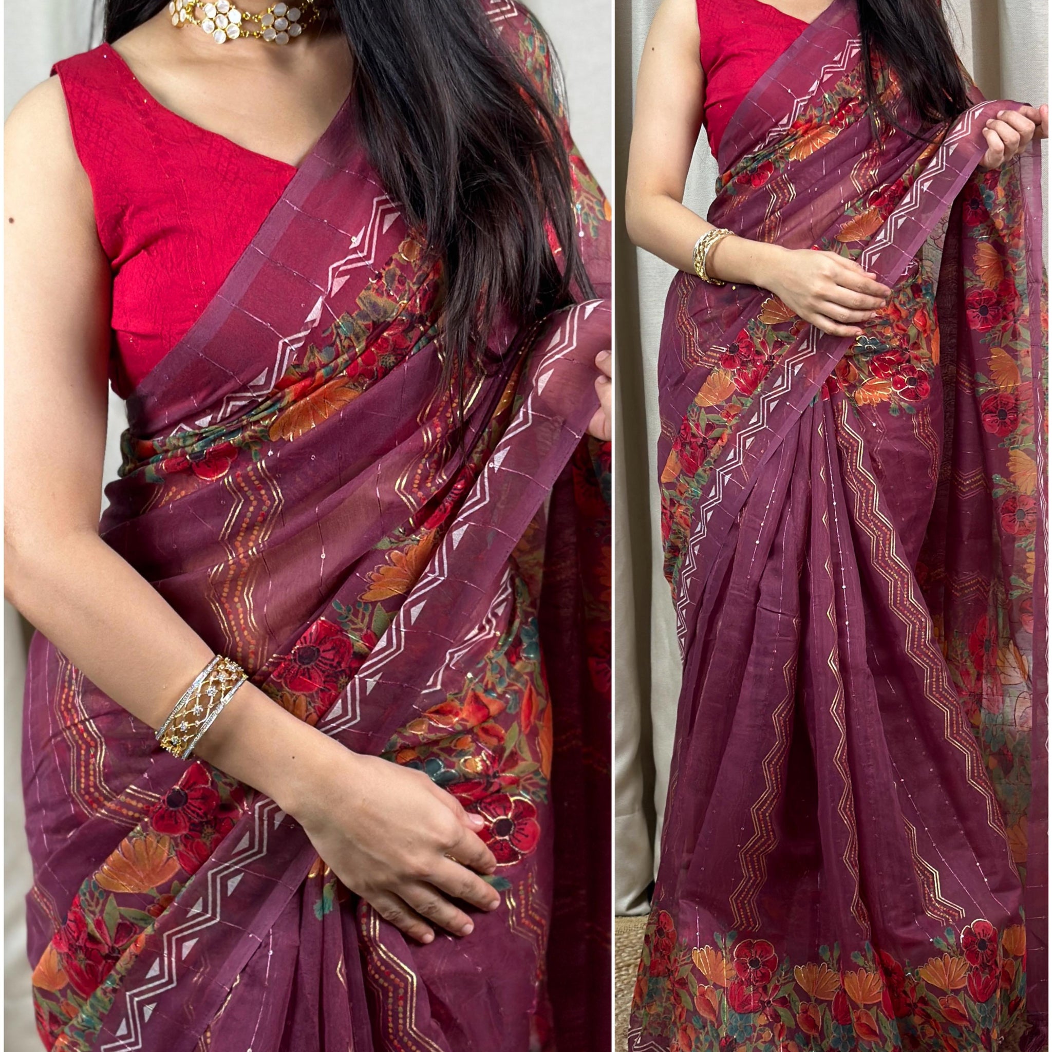 Chicora Soft Cotton Saree