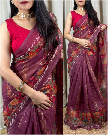 Chicora Soft Cotton Saree