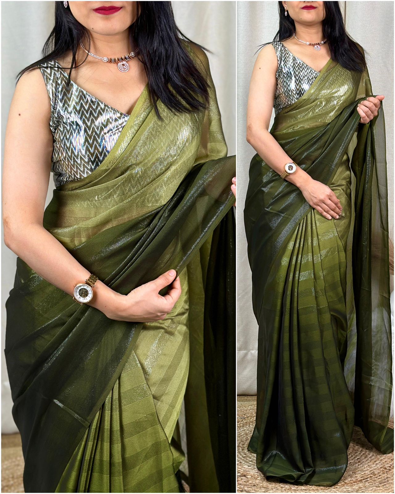 Chicora Presenting New Soft Georgette Silk Saree