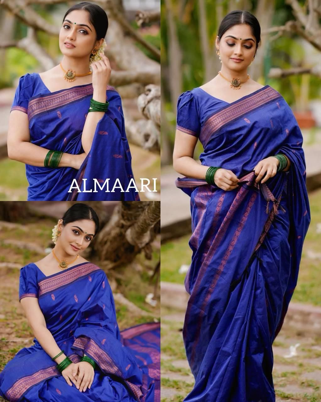 Chicora Presents Banarasi Soft Silk Saree