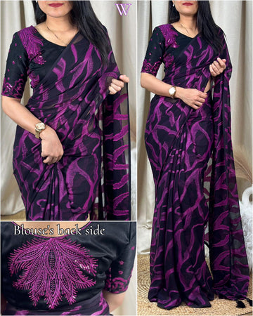 Chicora Presents Semi Bamber Brasso saree