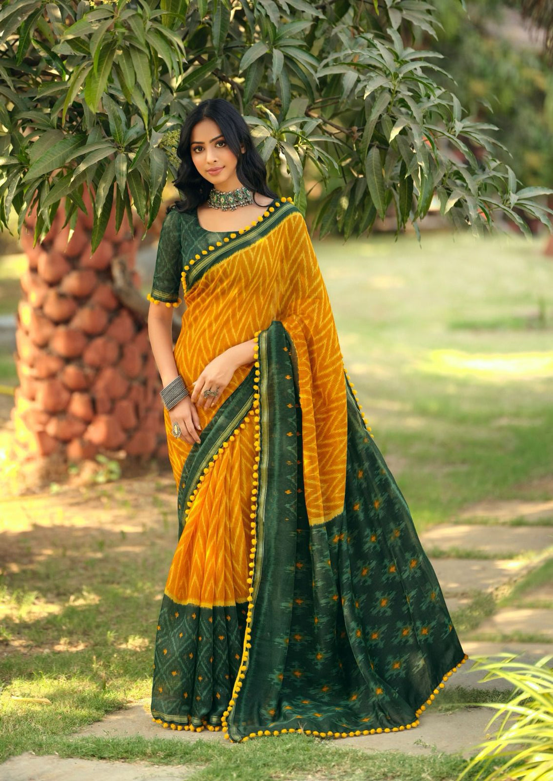 Chicora Presents Gajanand Saree