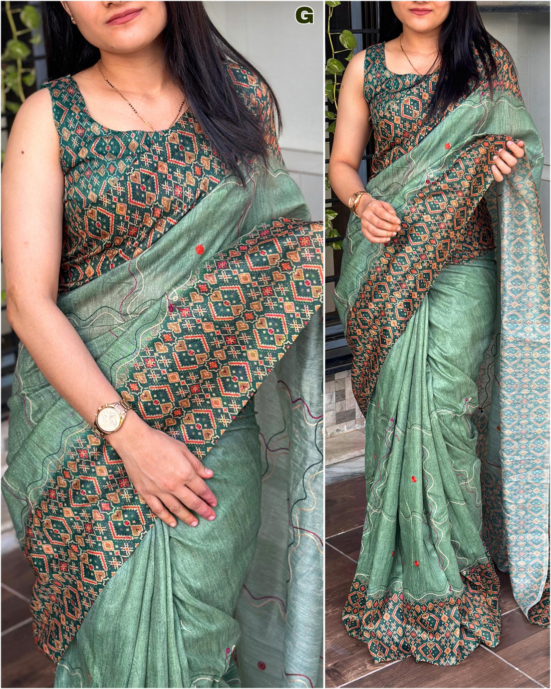 Chicora Presents Yuktha cotton neps saree