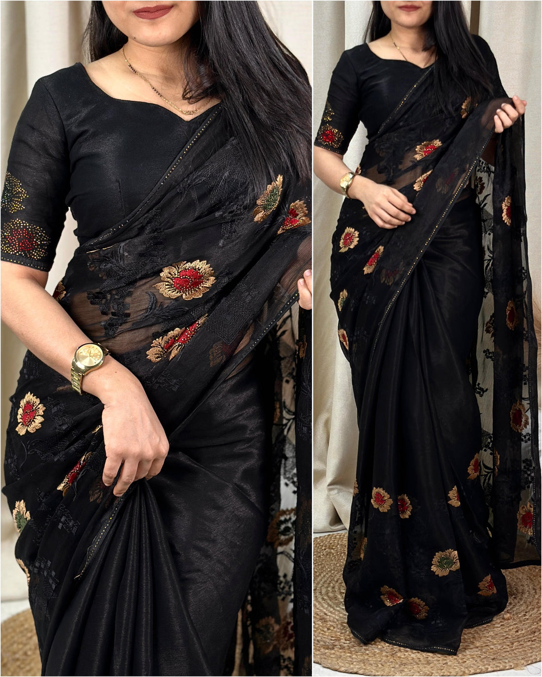 Chicora Presents zareen Sitara chiffon saree