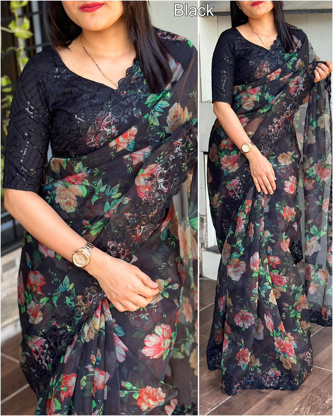 Chicora Presents Fiza  soft fendi organza satin