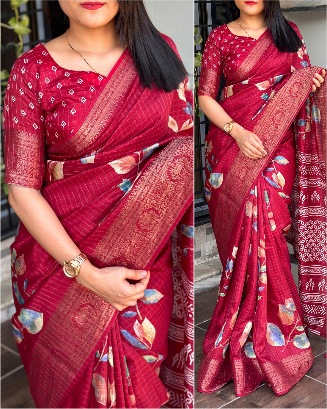 Chicora Presents Nalini Cotton Silk zari jacquard saree