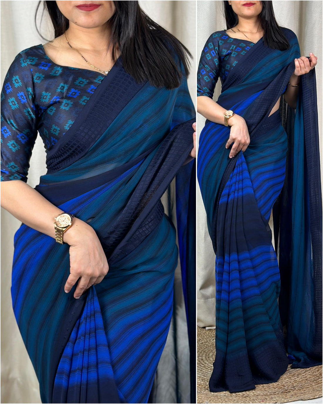 Chicora Presents Griva🦋 Georgette saree