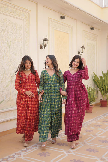 Chicora Presents ready made top pant set for women