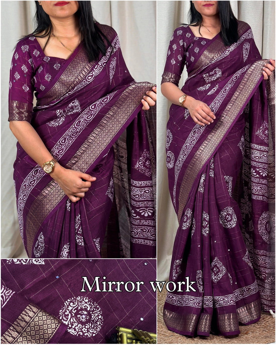 Chicora Presenting This saree is absolutely gorgeous,  there is no reason not to fall in love with it.