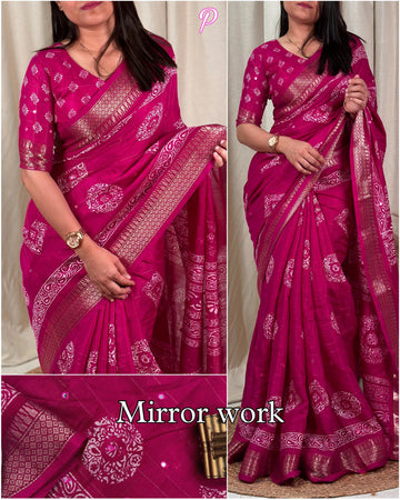Chicora Presenting This saree is absolutely gorgeous,  there is no reason not to fall in love with it.