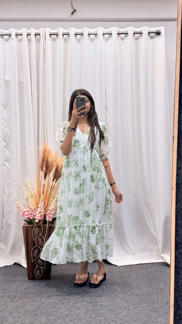 Chicora PRESENTING NEW SPECIAL ONE PIECE DRESS FULLY STTICHED READY TO WEAR