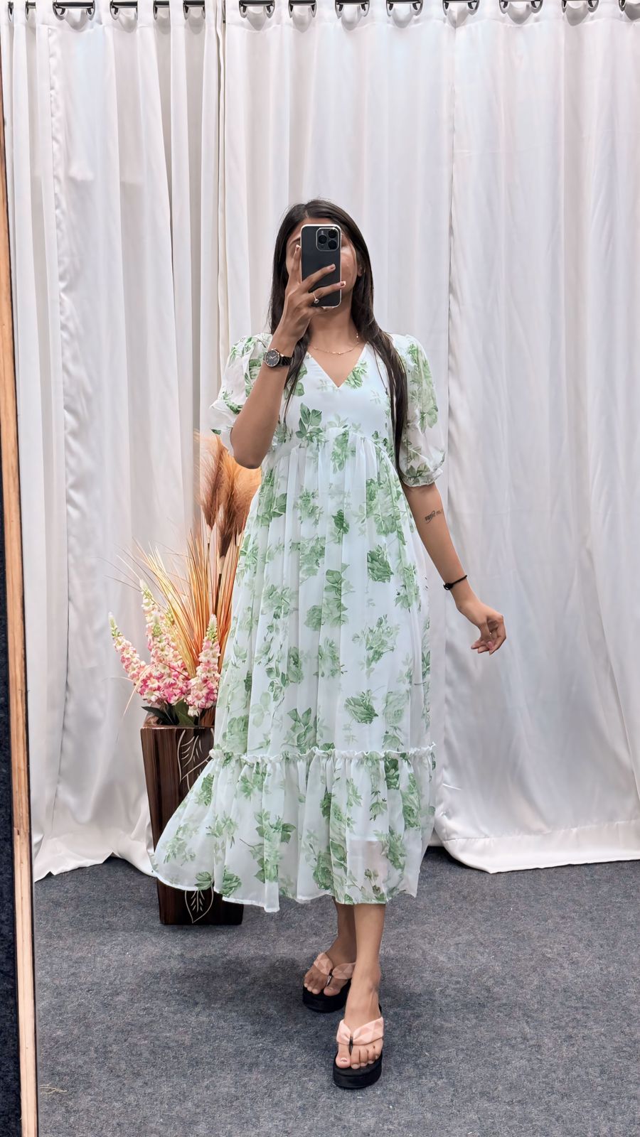 Chicora PRESENTING NEW SPECIAL ONE PIECE DRESS FULLY STTICHED READY TO WEAR