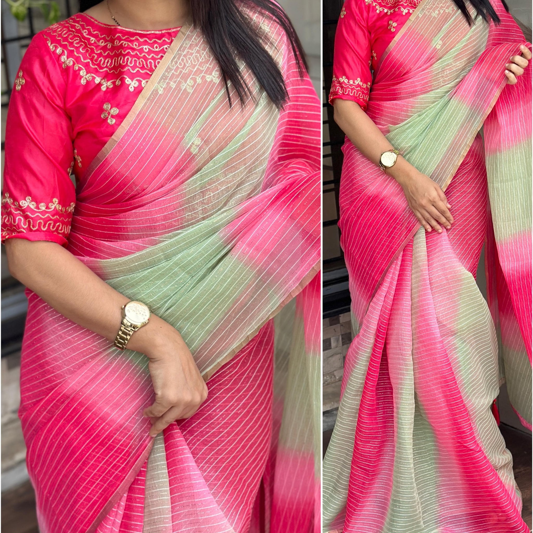 Chicora Wrap yourself in whispers of luxury- a saree that embraces you with elegance and style.