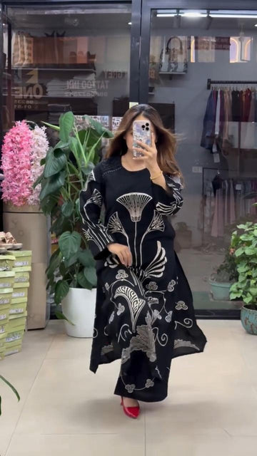 Chicora Spider Printed Designer  Kurti Set