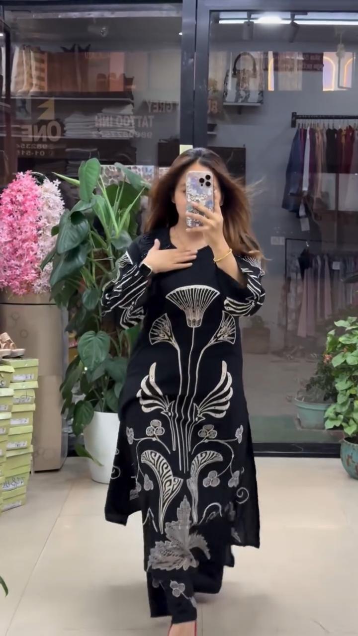 Chicora Spider Printed Designer  Kurti Set