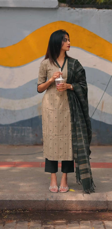 Chicora Monochrome Muse Salwar Suit