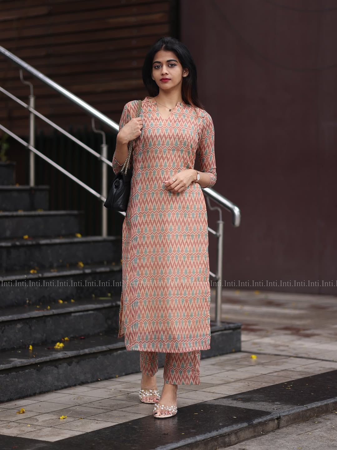 Chicora Brown Casual Kurti set