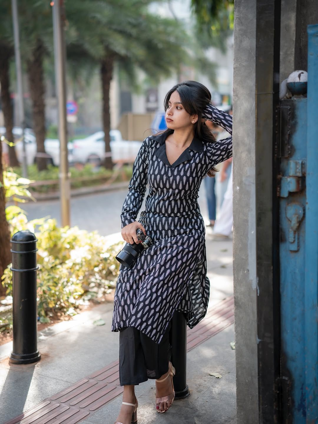 Chicora Black Printed Designer Kurti Set